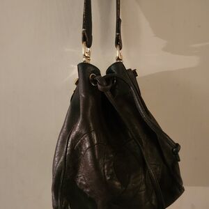 CHANEL Brown Leather Crossbody Bag